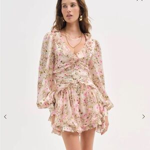 Jayleen mini dress Floral Ruffle Mini Dress